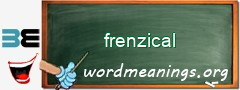 WordMeaning blackboard for frenzical